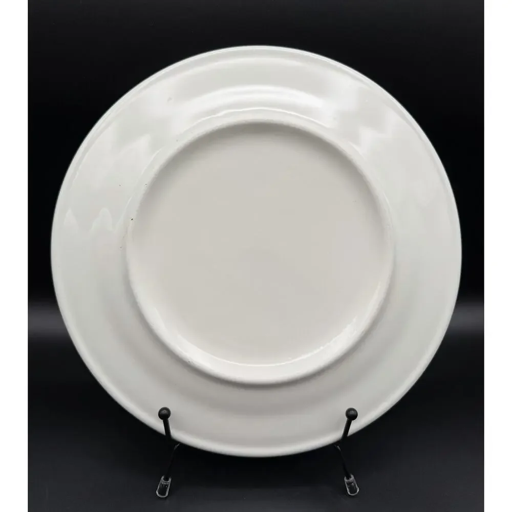Nike Custom Swoosh Dinner Plate 10” from the Nike Design Gala 2025 Black & White